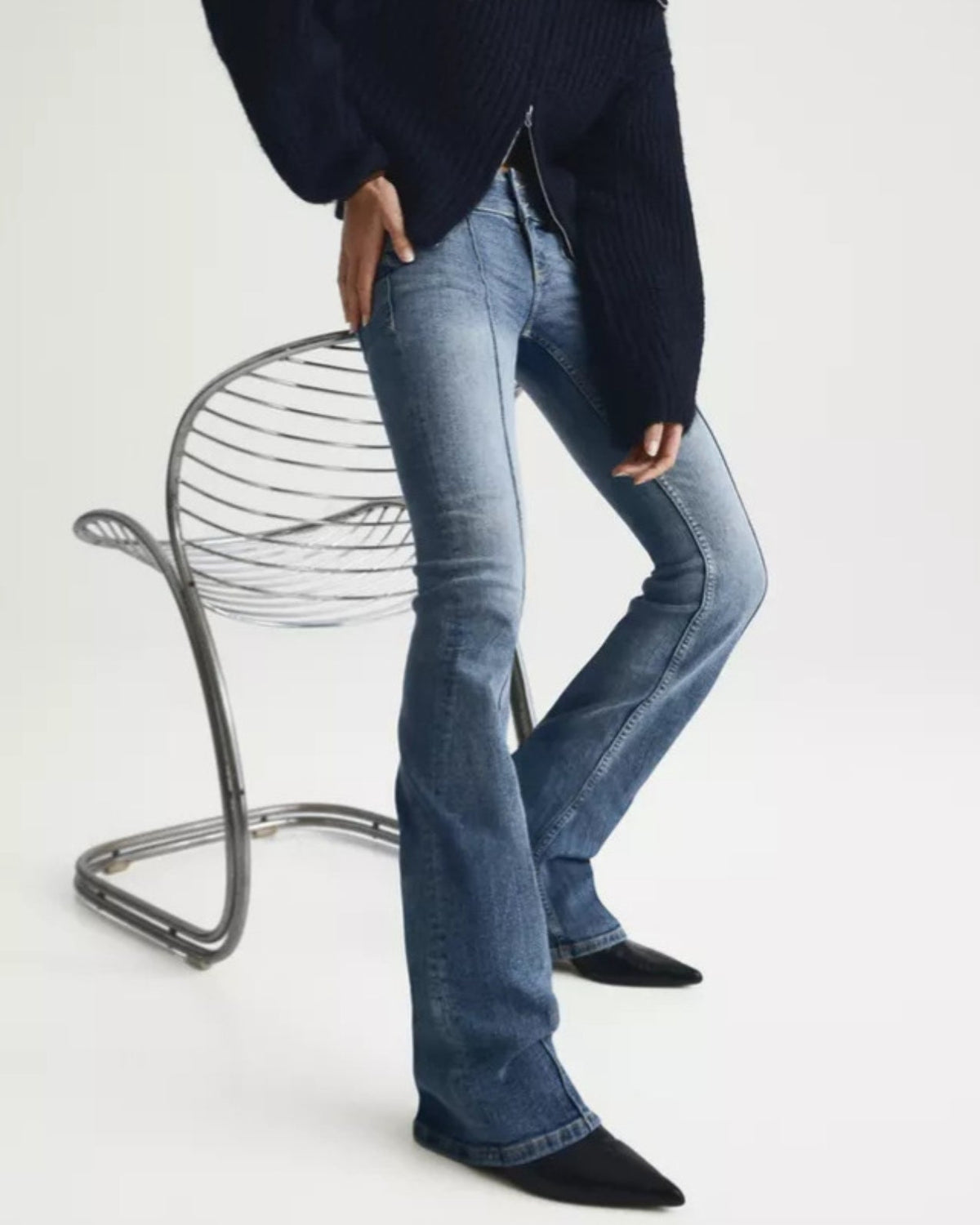 Sleek Flow Flare Jeans