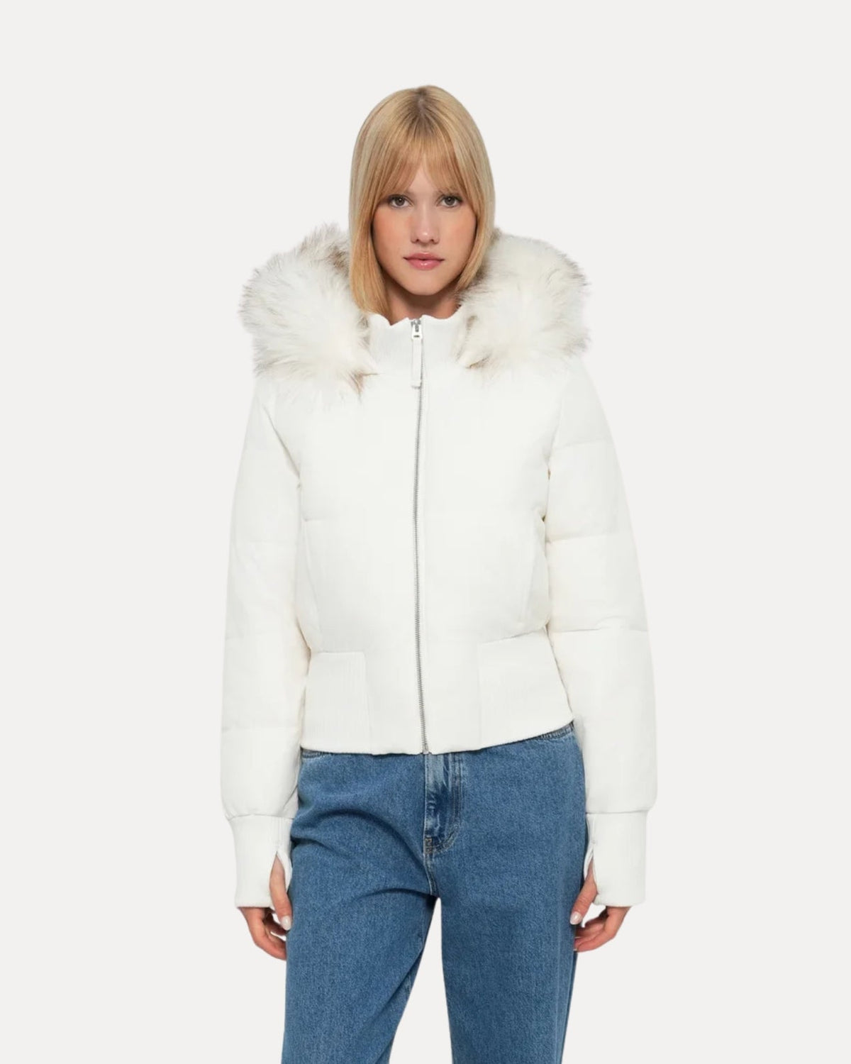Fur Hood Puffer Jacket