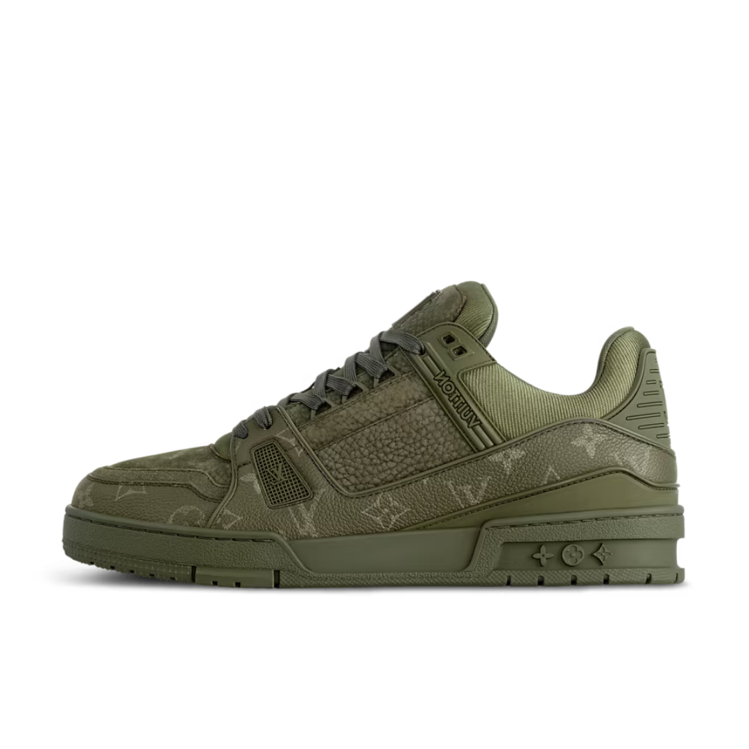 Monogram Green Camo Trainer