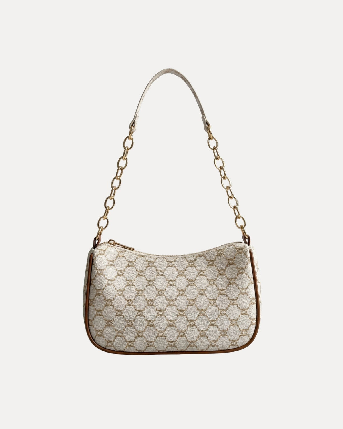 Chain Handle Baguette Bag