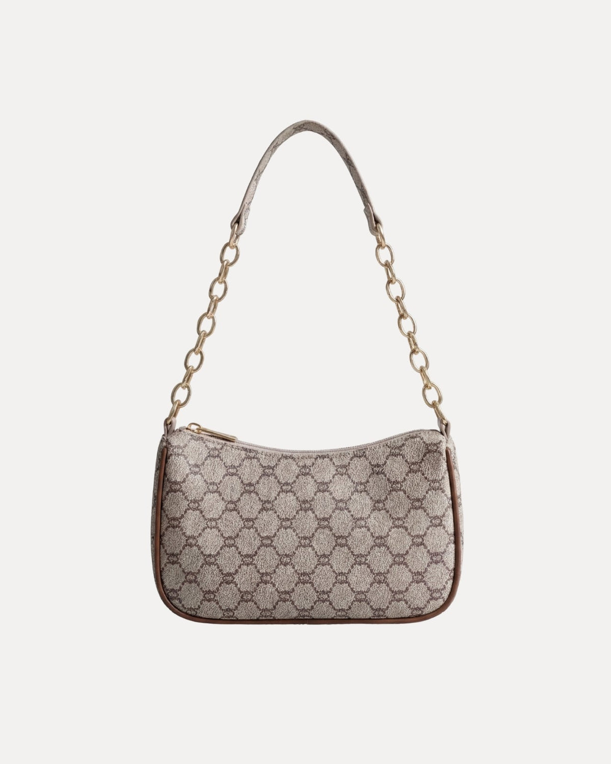 Chain Handle Baguette Bag