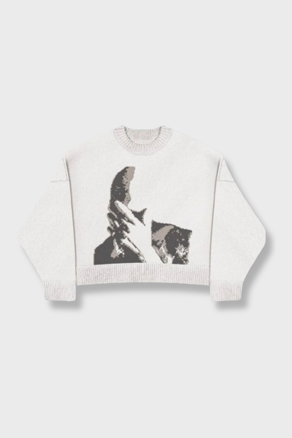 Hidden Face Knit Sweater