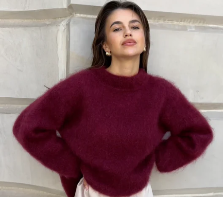 Oversized Sweater Mohair Blend