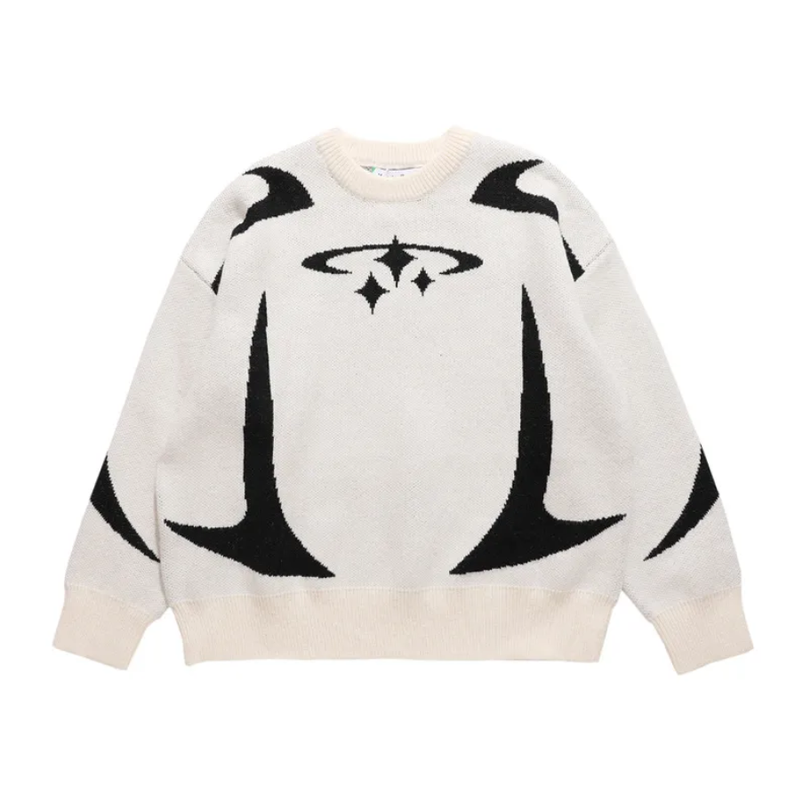 KNITWEAR STAR Graphic Pullover