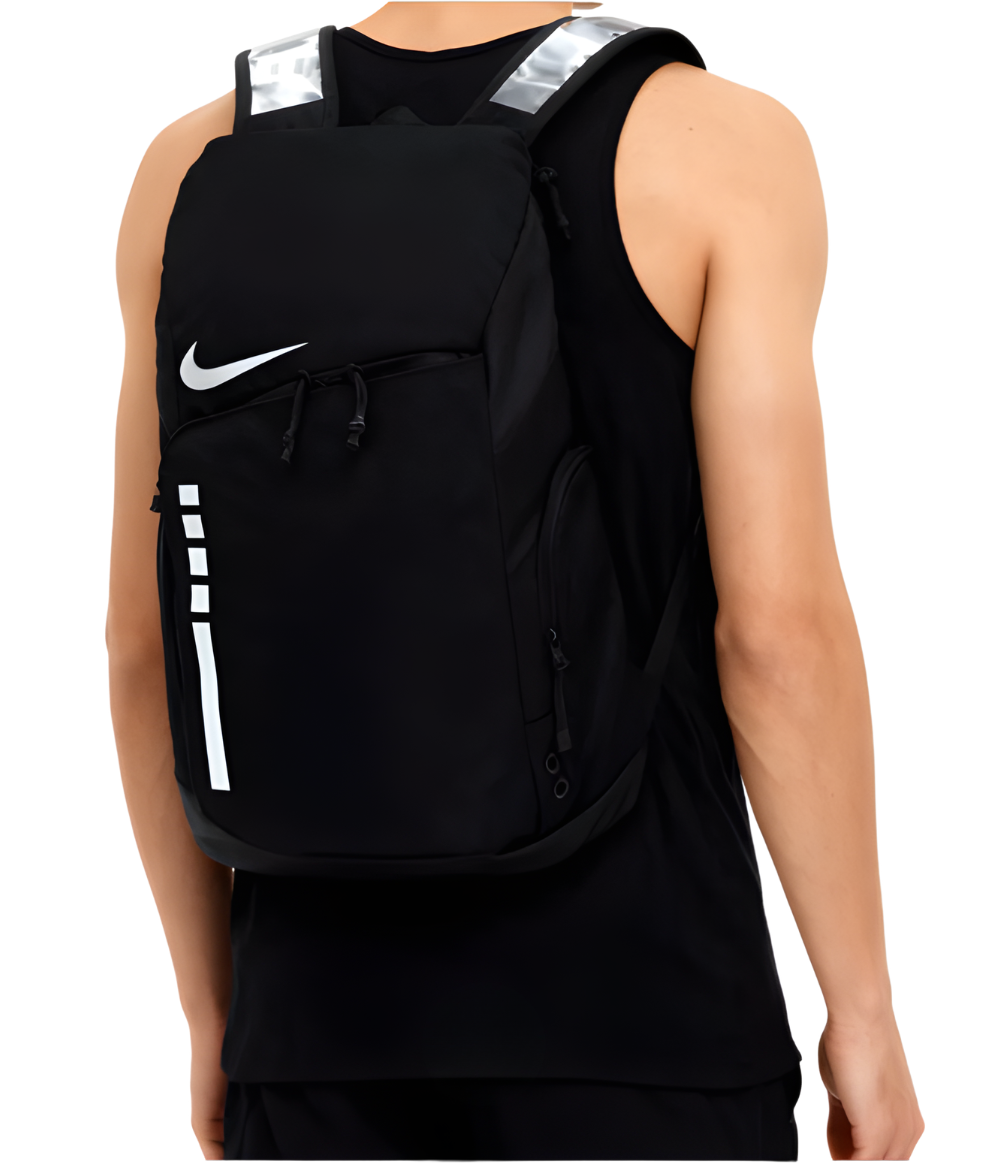Elite Backpack Black White