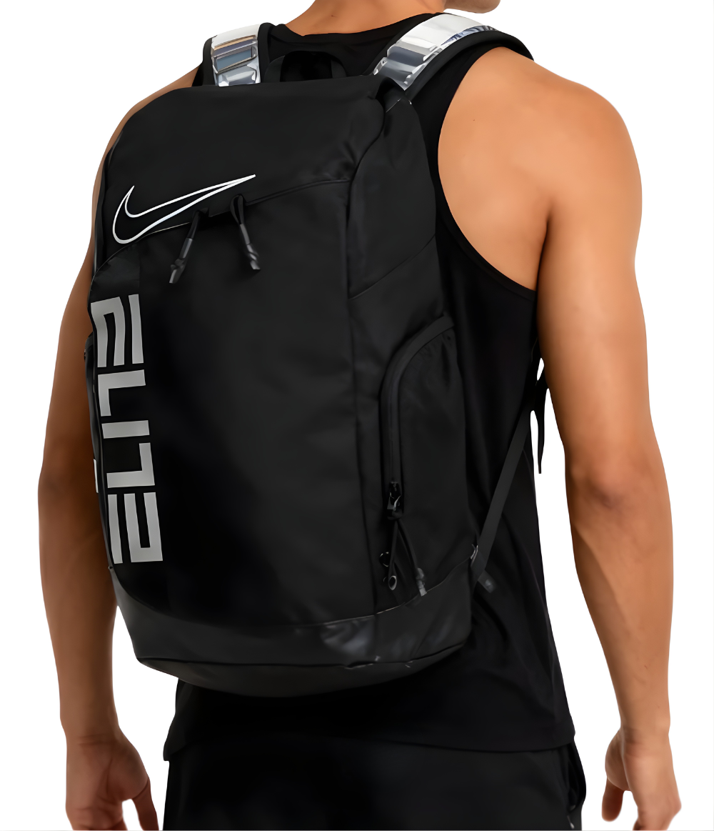 Elite Backpack Black White