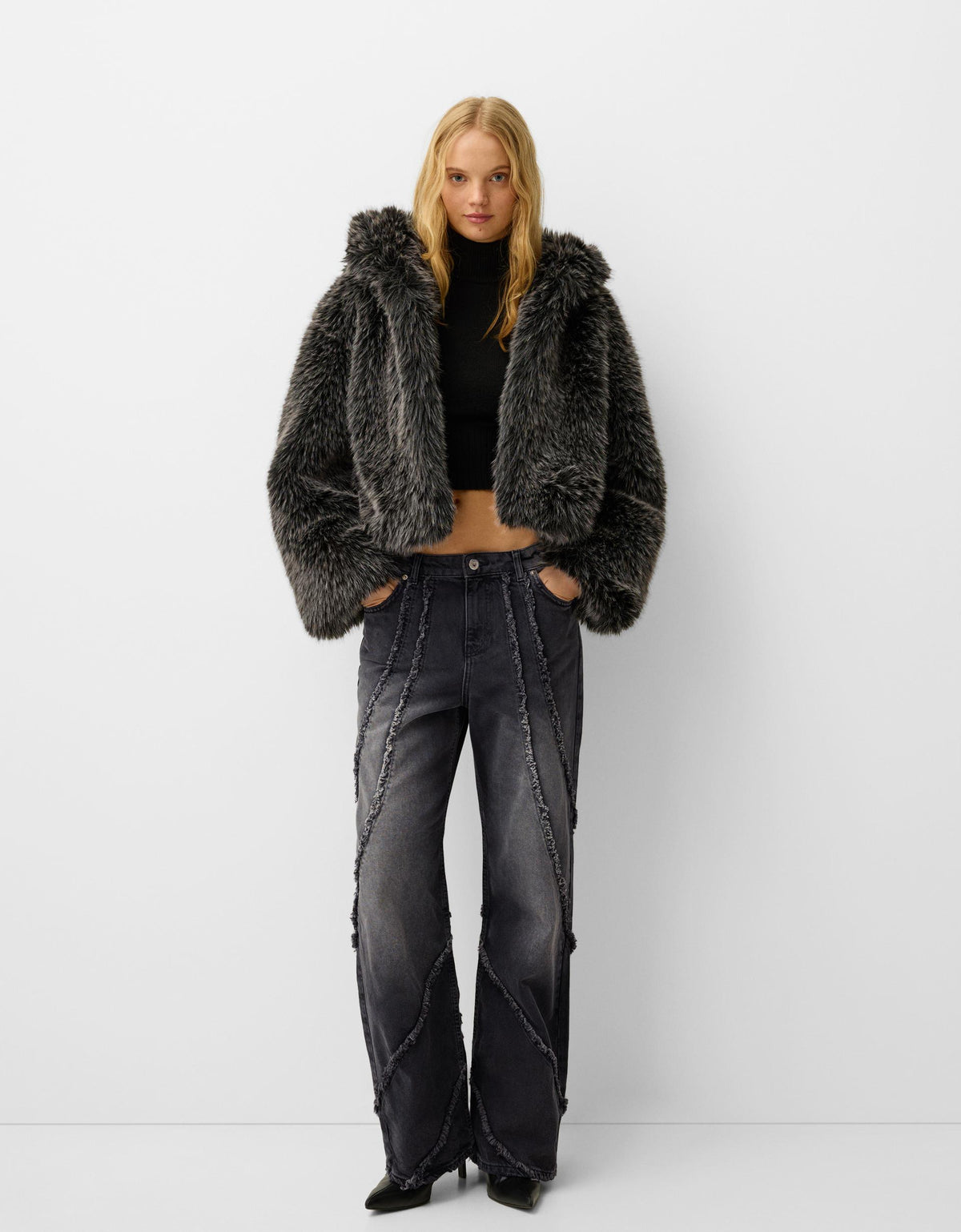 Baggy Jeans with Tassels