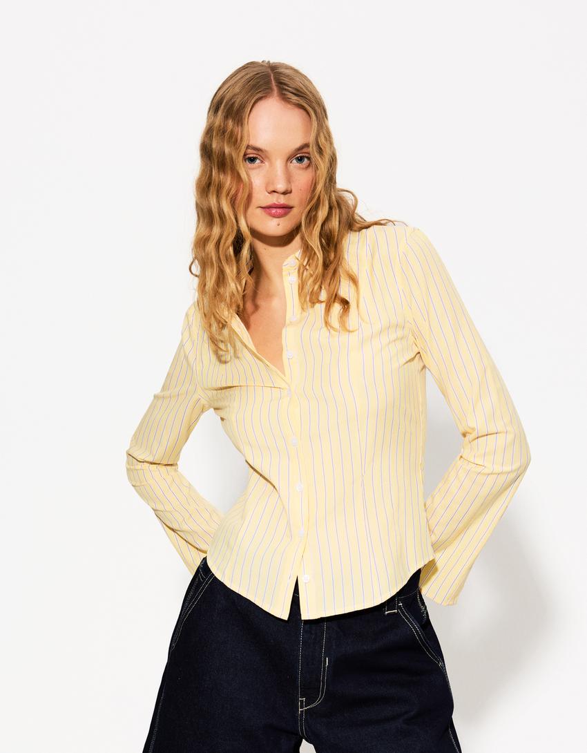 BLOUSE WITH WIDE SLEEVES
