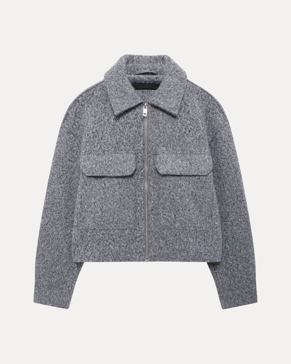 Cropped Wool Jacket