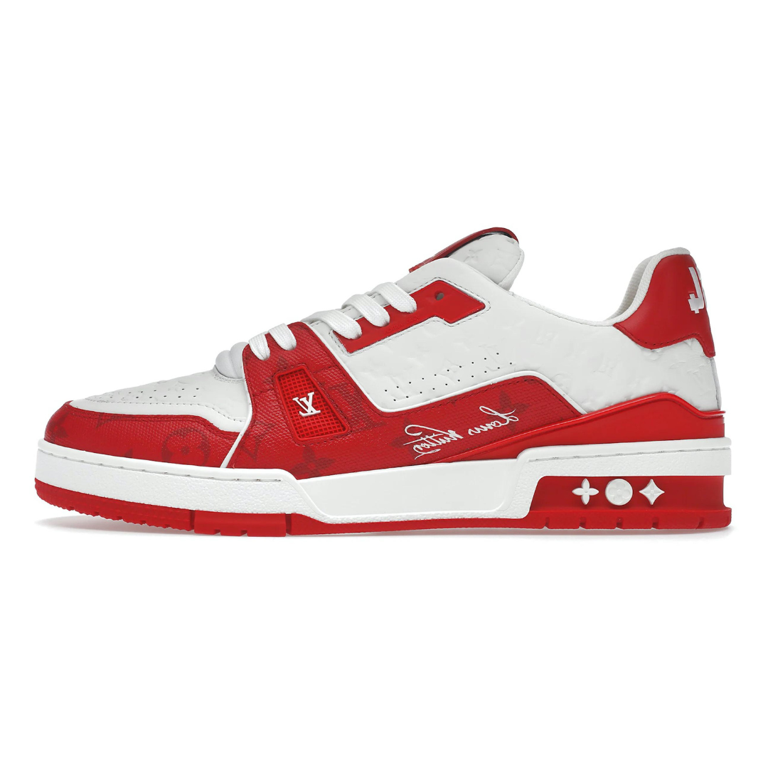 Monogram Red Trainer