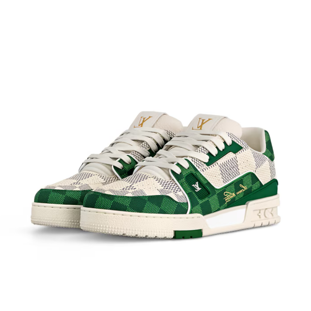 Monogram Green Damier Trainer