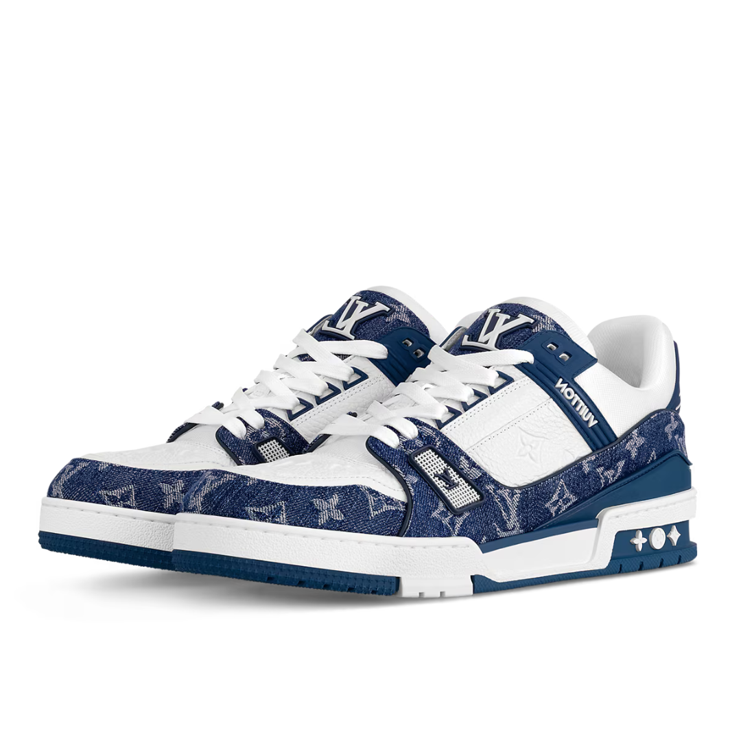 Monogram Blue Trainer