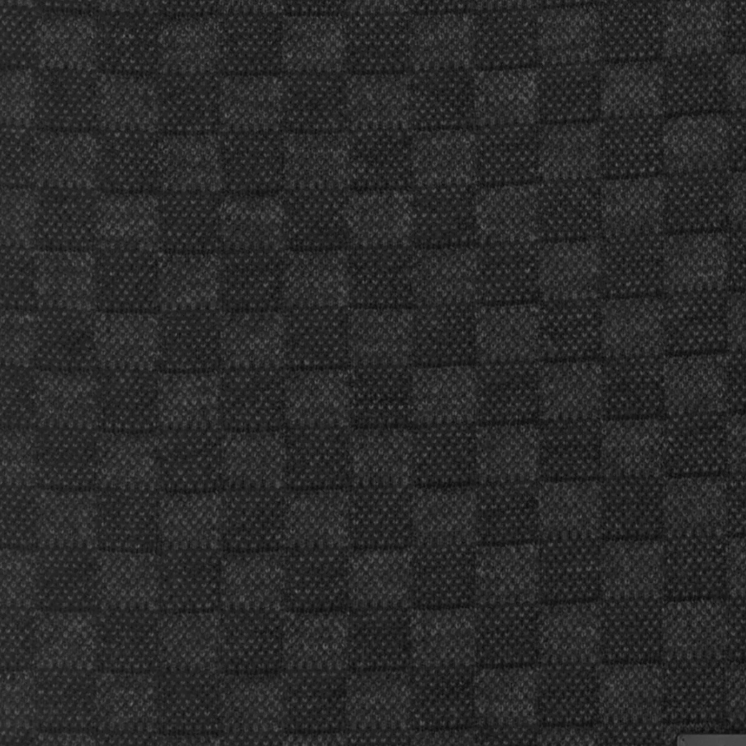 Monogram Black Scarf & Beanie