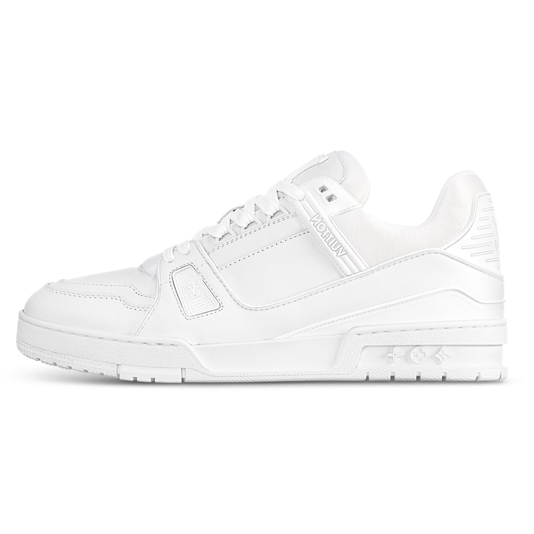 Monogram White Trainer