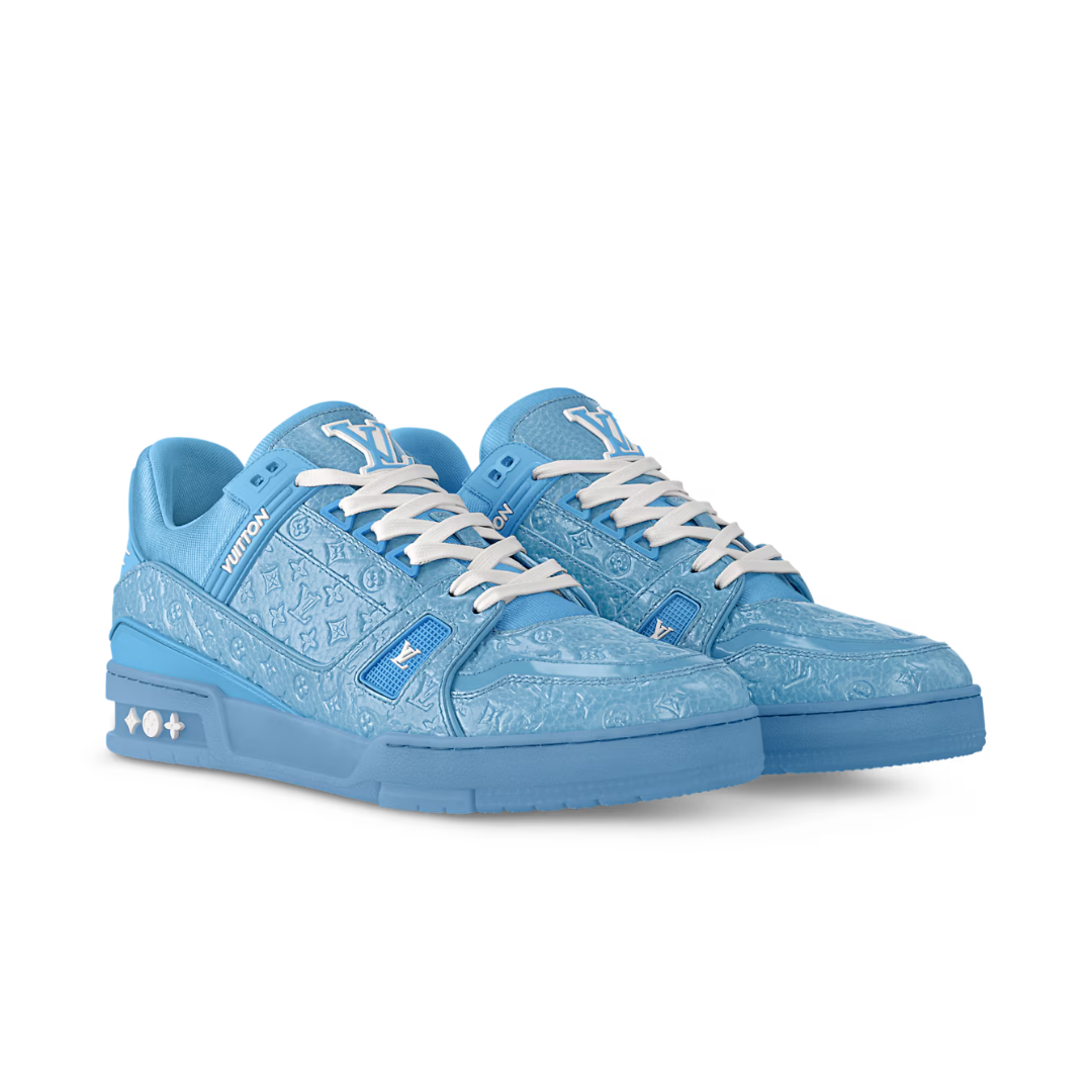 Monogram Royal Blue Trainer