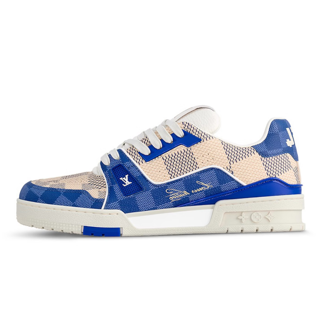 Monogram Blue Damier Trainer