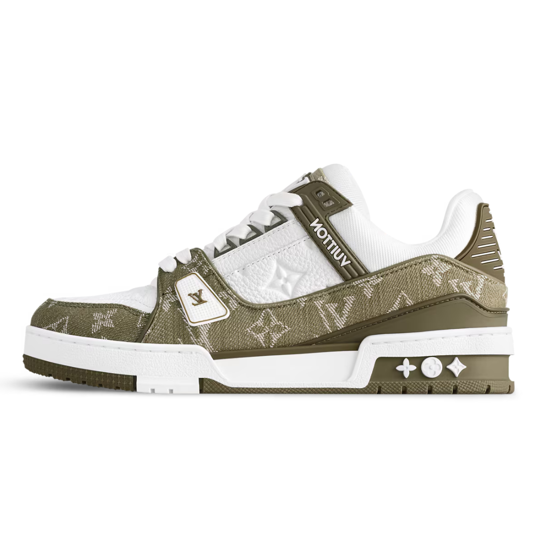 Monogram Olive Green Trainer