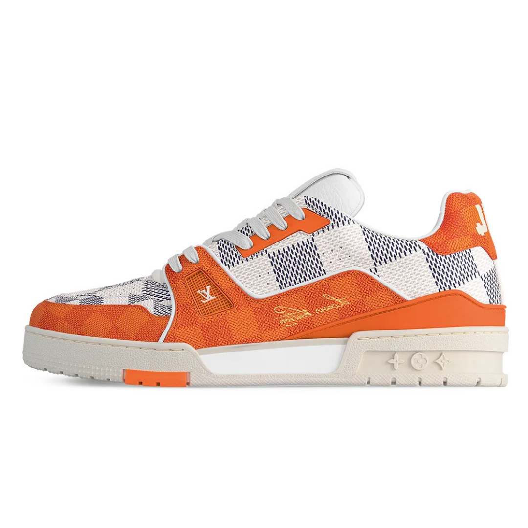 Monogram Yellow Damier Trainer