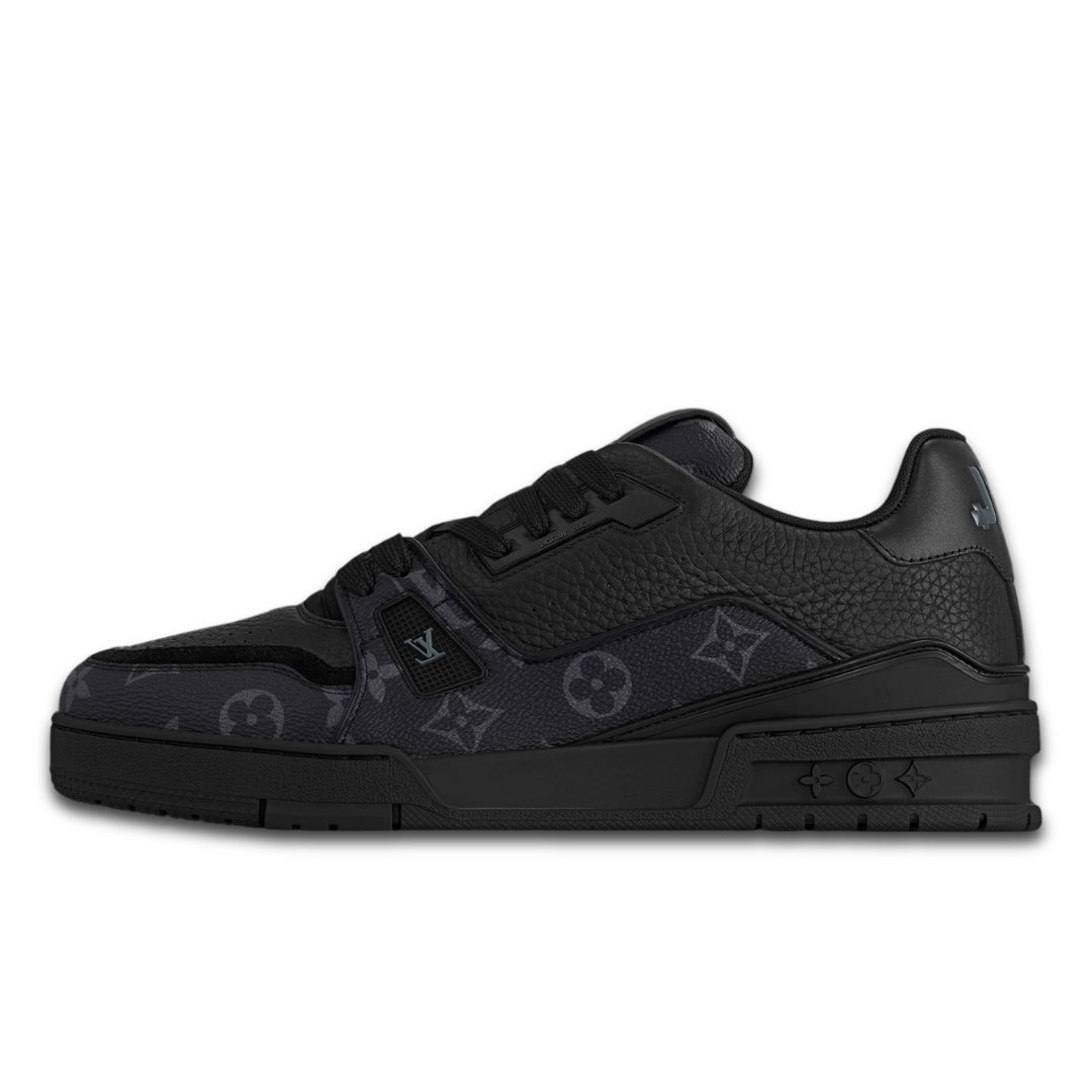 Monogram Black Grey Trainer