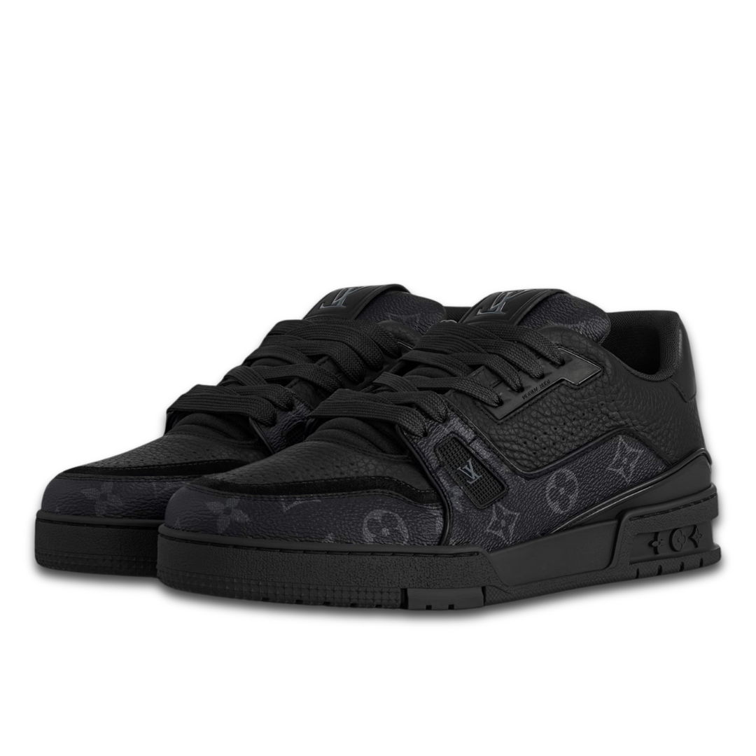 Monogram Black Grey Trainer
