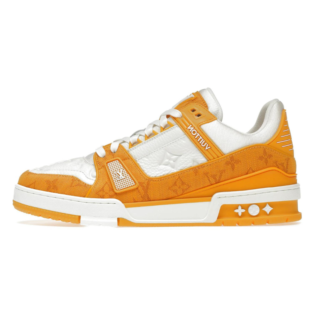 Monogram Denim Yellow Trainer