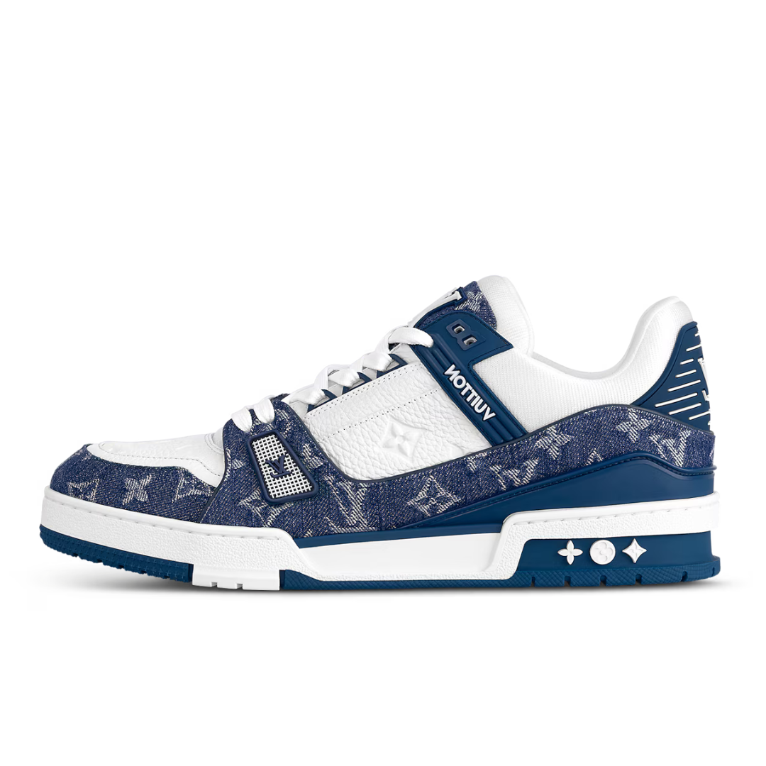 Monogram Blue Trainer