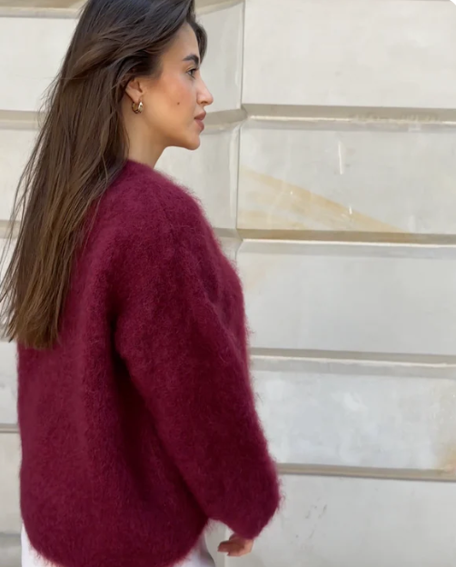 Oversized Sweater Mohair Blend